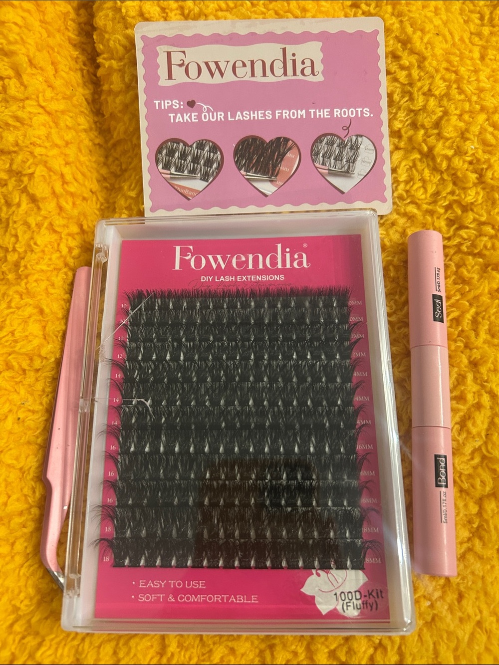 Fowendia DIY Lash Extensions - Black